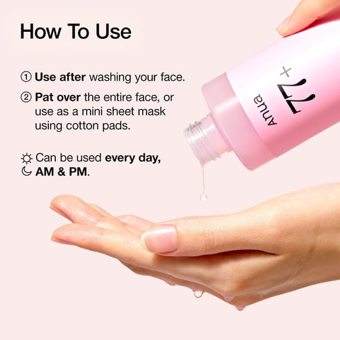 ANUA Peach 77 Niacin Essence Toner, Facial Toner for Glass Skin, Niacinamide, Panthenol, Ceramides, Korean Skin Care, Facial Toner for Glass Skin, 250ml/8.45 fl.oz. - Image 6