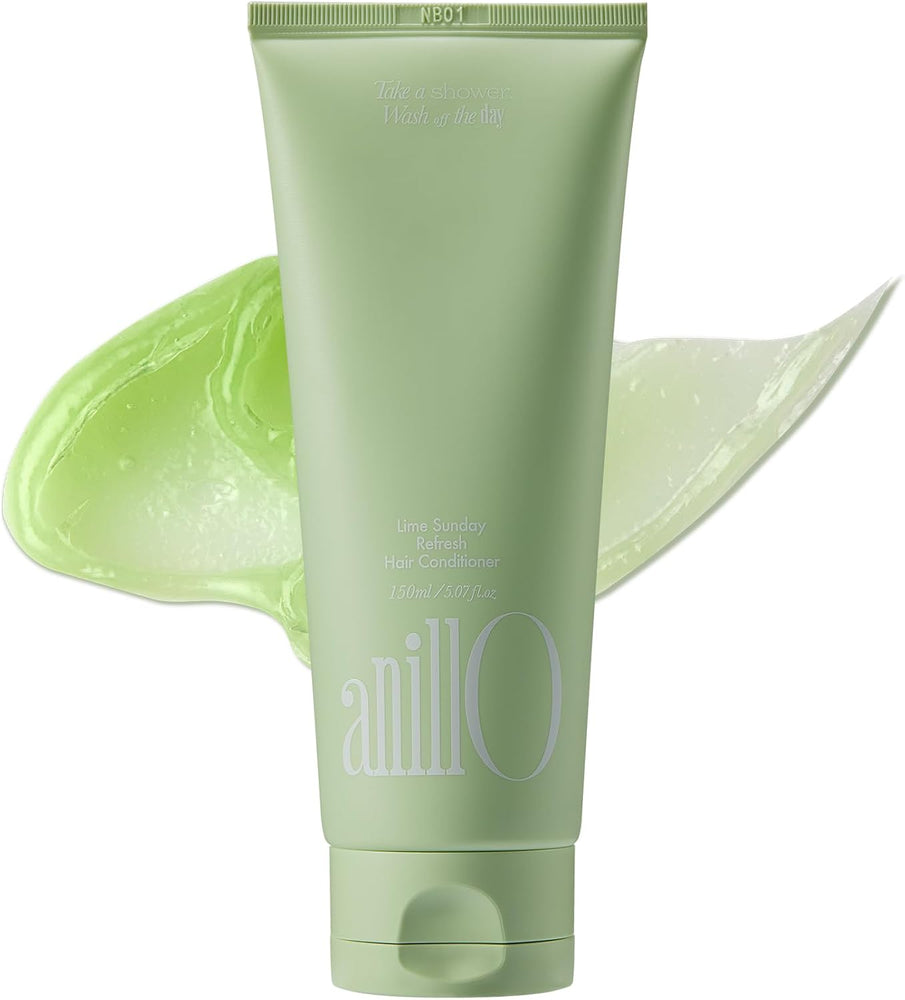 Lime Sunday Refresh Hair Conditioner with Vitamin C, Protein, Amino Acid, Ceramide, Panthenol for Preventing Split Ends and Enhance Hair Vitality, Lime Citrus Scent, Paraben Free (150ml / 5.07 fl. Oz)