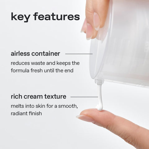 glow aloe barrier support cream, soothing and hydrating face moisturizer with 32.8% aloe vera leaf water, barrier-repair vegan cream for sensitive skin, 50ml - Image 6