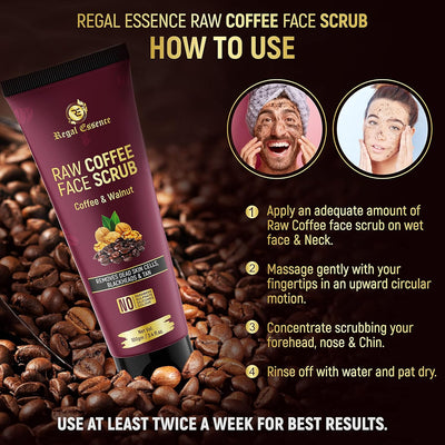 Vedapure Exfoliating Coffee Face Scrub, Masks & Exfoliators, 100 ml - Image 5
