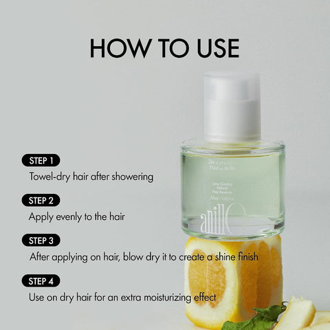 Lime Sunday Refresh Hair Oil Essence with Korean Jeju Tangerine Extracts, Vitamin C, Tea Tree Oil, Enhancing Vitality and Protect Healthy Hair, Lime Citrus Scent, Paraben Free (1.69 fl. Oz) - Image 6