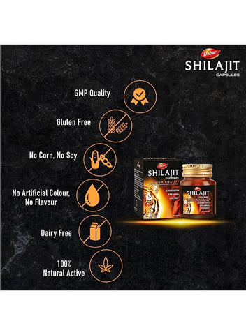 Valeo Tribulus+ Dabur shilajit Supplement | Energy Booster | Increases Stamina and Vitality