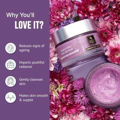Good Vibes Bakuchiol Age Defying Smoothie Face Cleanser - 45g - Image 2