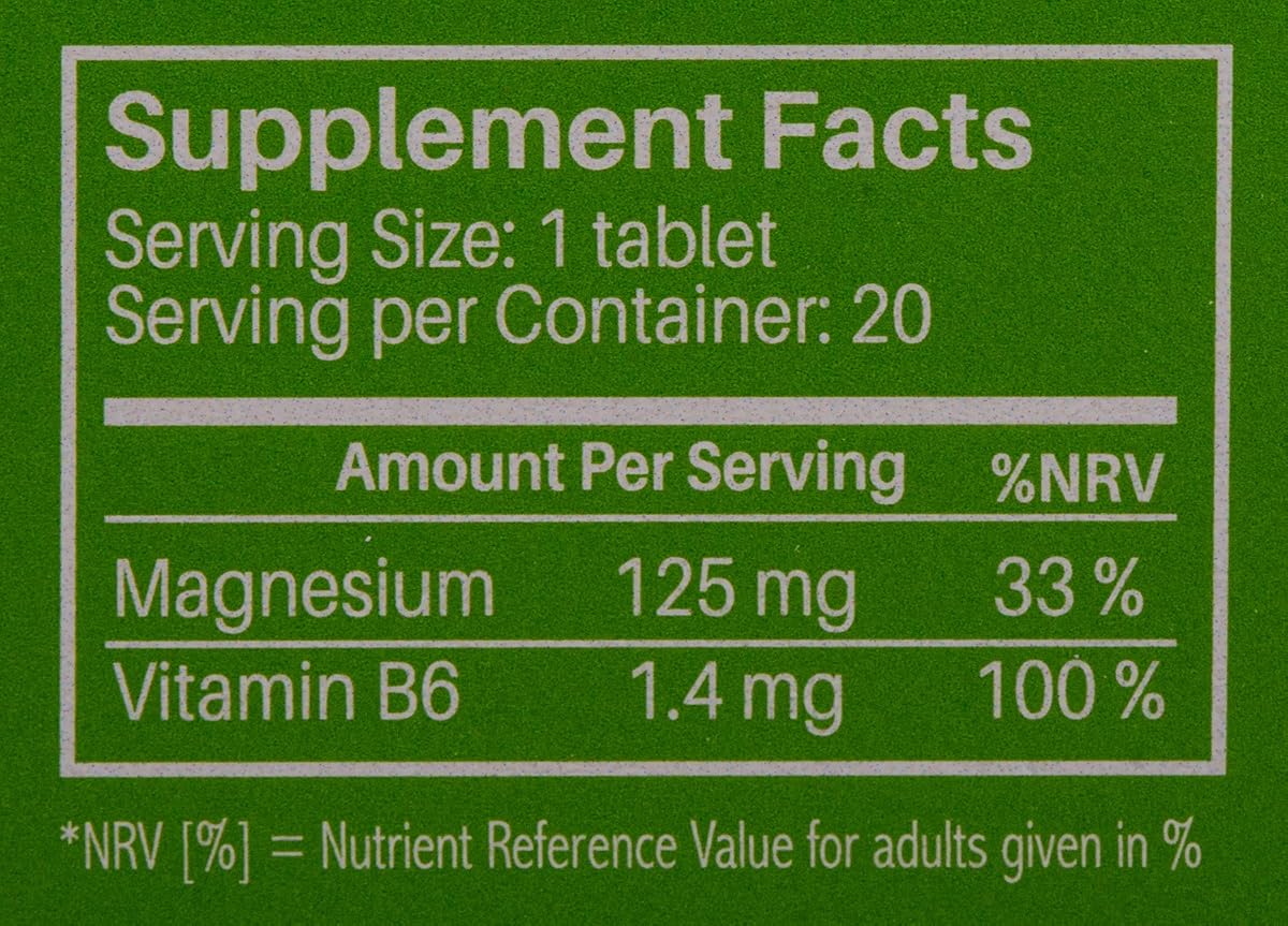 Sunshine Nutrition Magnesium + Vitamin B6 Effervescent Tablets - Stress Support, 20 Pack - Image 3