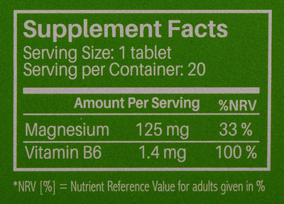 Sunshine Nutrition Magnesium + Vitamin B6 Effervescent Tablets - Stress Support, 20 Pack - Image 3