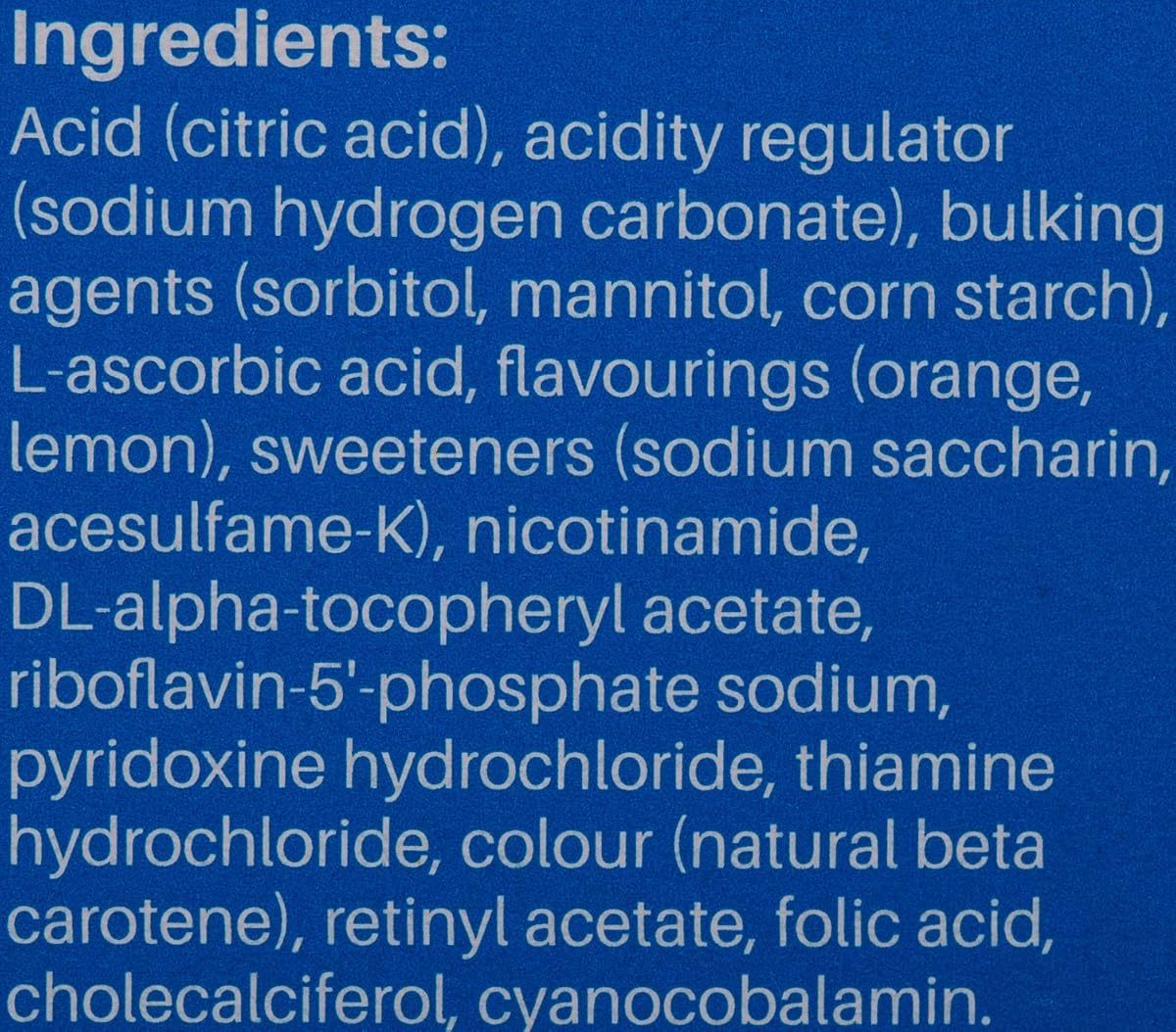 Sunshine Nutrition Multivitamin Effervescent Tablets - Orange Lemon, 20 Count - Image 4