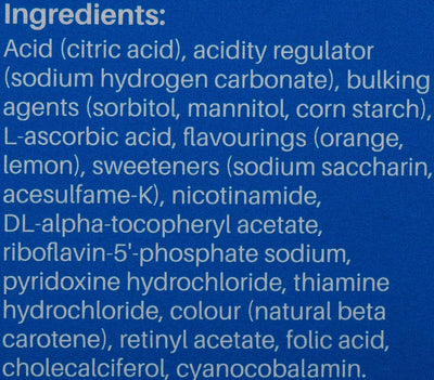 Sunshine Nutrition Multivitamin Effervescent Tablets - Orange Lemon, 20 Count - Image 4