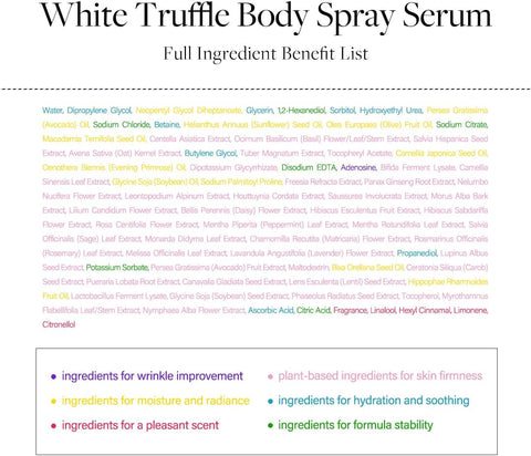 d'Alba Piedmont White Truffle Aromatic Body Mist Serum 180ml glowy hydrating body serum spray, go-to body mist for dry and damaged skin - Image 7