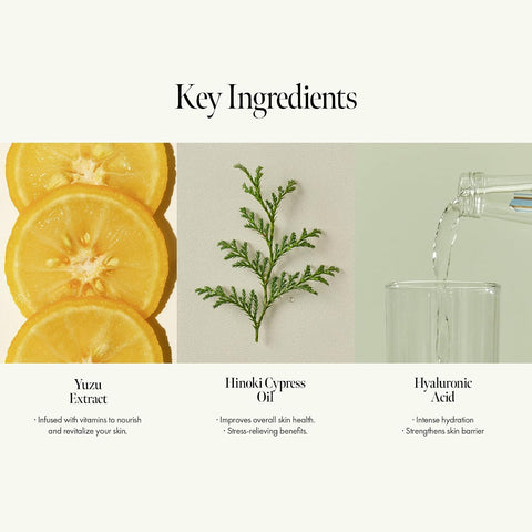 Amber528 Body Skin Care Mist, Vegan Mist with Yuzu Extract, Hinoki Cypress Oil & Hyaluronic Acid Complex for Dry Skin, Warm Amber Scent, Silicone & Paraben Free (100ml / 3.38 fl. Oz) - Image 3