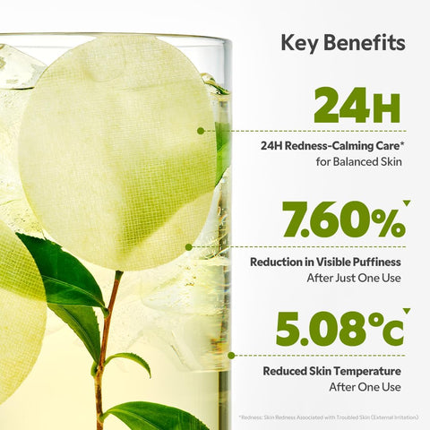 TIRTIR Matcha PDRN Toner Pad | Double-Sided Pad for Refine and Hydration, 10,000ppm Vegan PDRN & 2% Niacinamide, Instant Redness Relief, Daily Calm Soothing Exfoliator, 70 Pads (Pack of 1) - Image 7