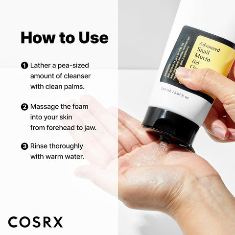 Cosrx Advanced Snail Mucin Gel Cleanser 150 Ml - Image 7