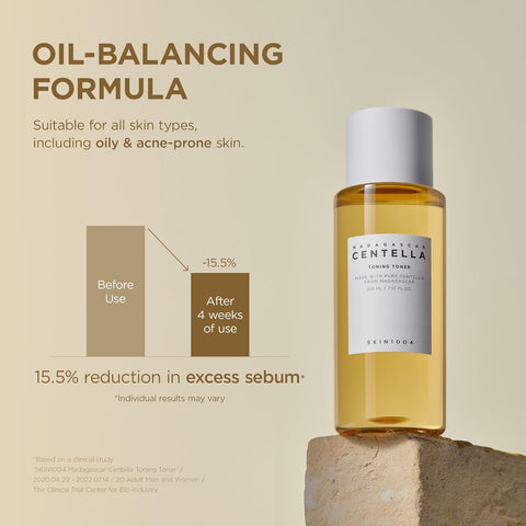 SKIN1004 Centella Toning Toner 210ml - Mild Exfoliating Toner with Centella & Niacinamide, Korean Skincare for Daily Skin Prep & Radiance - Image 4