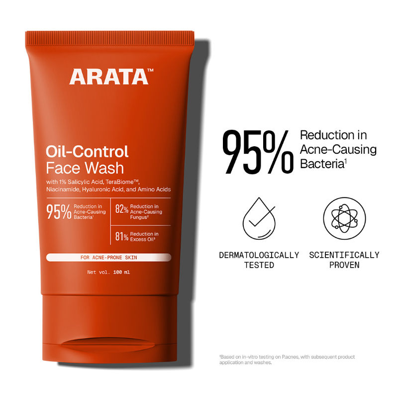Arata Menthol Ice Burst Face Wash 100ML