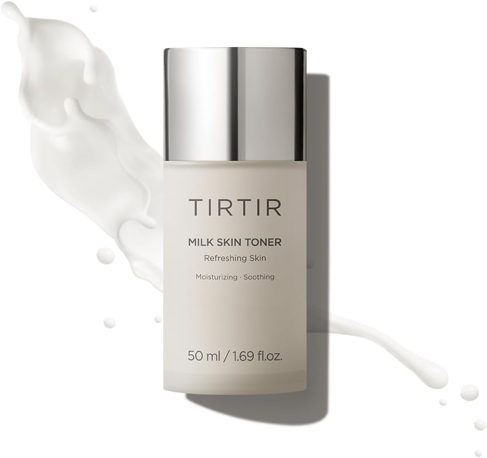 TIRTIR Milk Skin Rice Toner | Deep Moisturizing, Hydrating Toner for face, Niacinamide, Ceramide, Nature-Oriented Ingredients for Korean Skin Care, Vegan, 1.69 Fl Oz (Original, 1.69OZ)