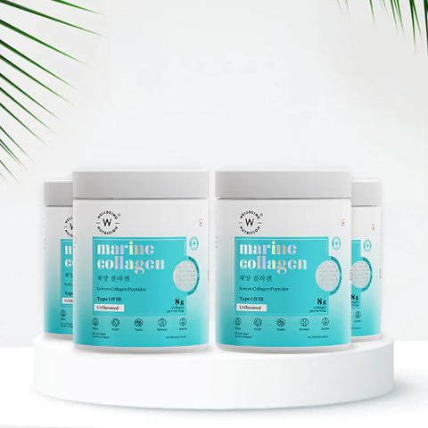 Wellbeing Nutrition Pure Korean Marine Collagen Peptides | Unflavored | Combat Signs of Ageing