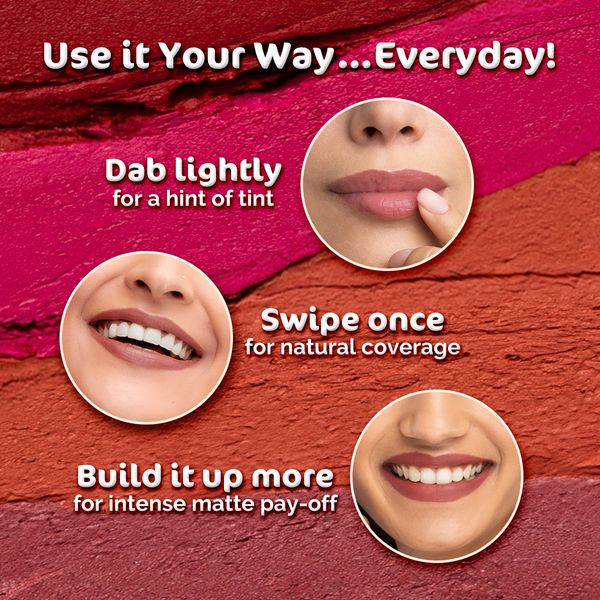 Mamaearth Moisture Matte Lipstick - Shade 04 Cinnamon Nude, with Avocado Oil & Vitamin E, 2g - Image 5