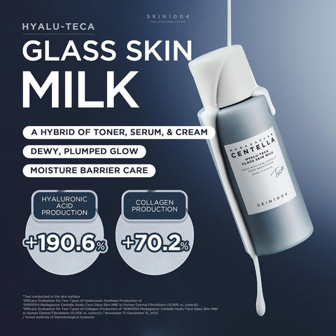 Skin1004 Madagascar Centella Hyalu-teca Glass Skin Milk - 210 Ml, Anti-Aging - Image 2