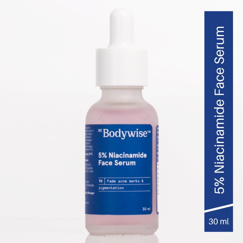 Be Bodywise Niacinamide 5% Face Serum with Hyaluronic Acid & Alpha Arbutin, 30ml
