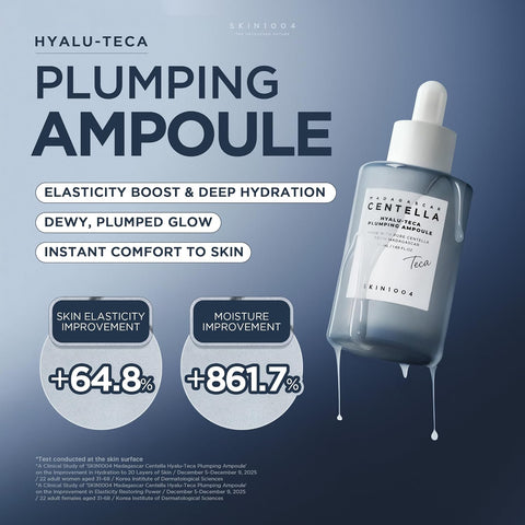 SKIN1004 Madagascar Centella Hyalu-Teak Plumping Ampoule, Hydrating Serum with Centella Asiatica, 50 ml - Image 2