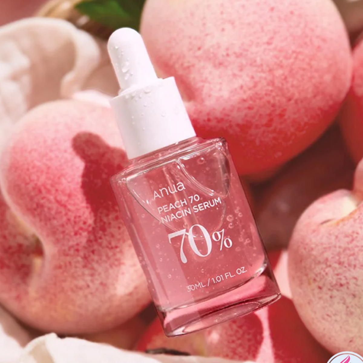 Anua 70% Niacinamide Peach Face Serum - 30ml - Image 2