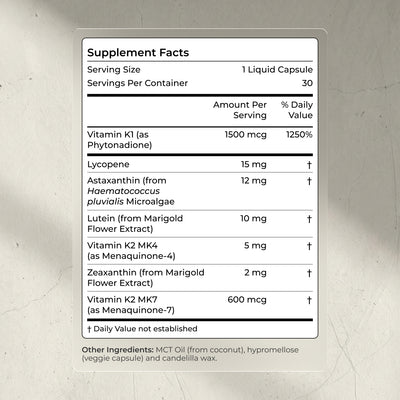 Blueprint Advanced Antioxidants with 7 Fat-Soluble Nutrients - 30 Servings
