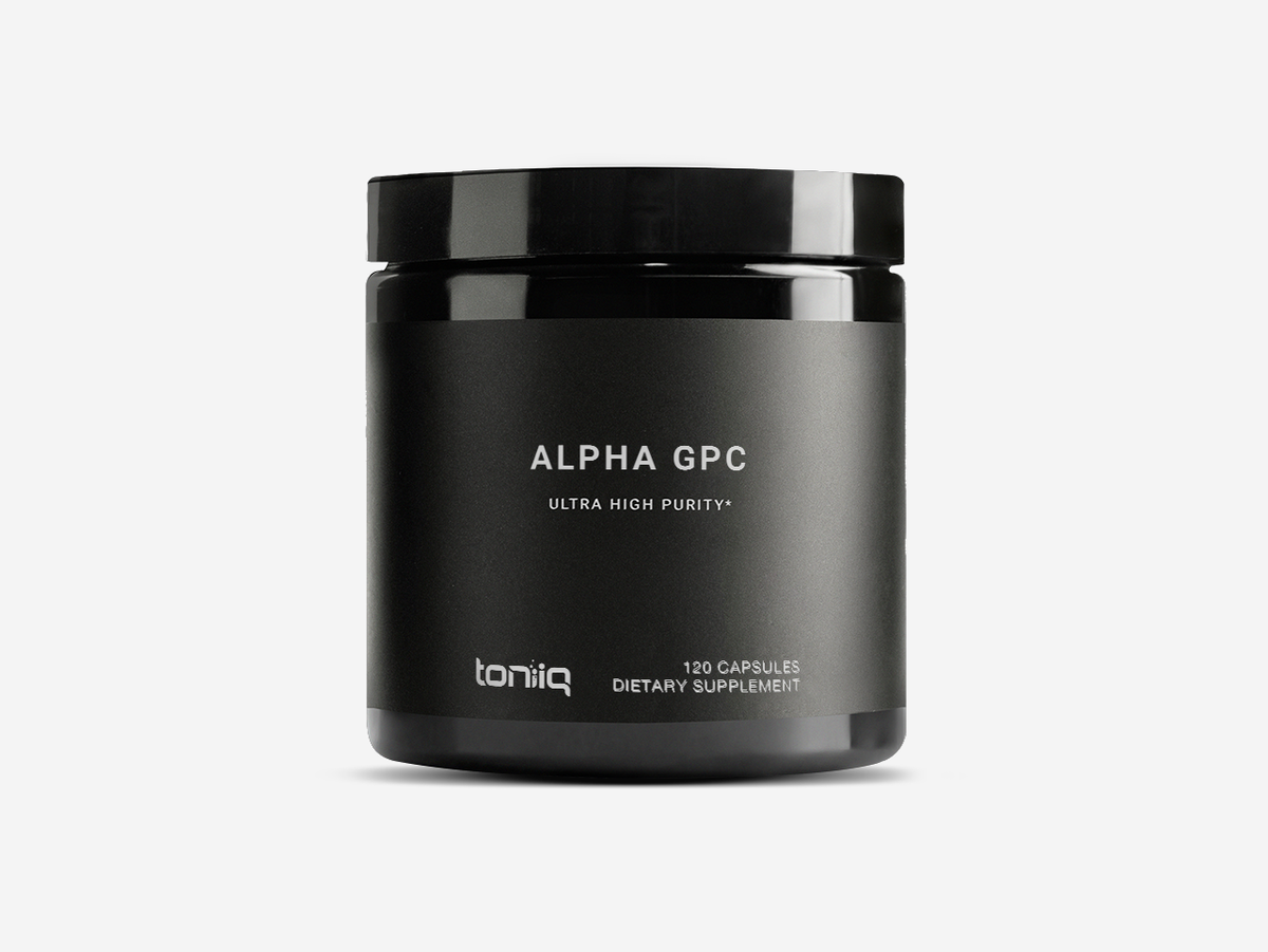 Toniiq Ultra High Purity Alpha GPC Capsules - 120 Count