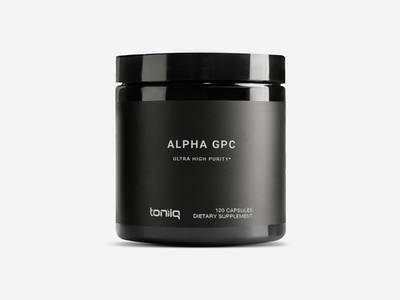 Toniiq Ultra High Purity Alpha GPC Capsules - 120 Count