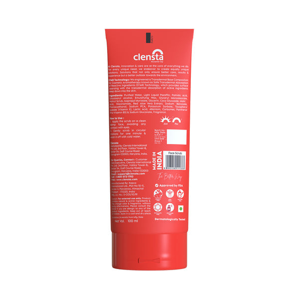 Clensta Skin Glow Face Scrub - Exfoliating Masks, 100g - Image 6