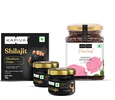 Kapiva Eid Special : Himalayan Shilajit +  Organic Gulkand
