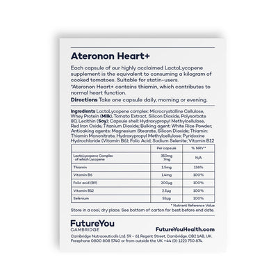 FutureYou Ateronon Heart with LactoLycopene Complex - 28 Day Supply - Image 3