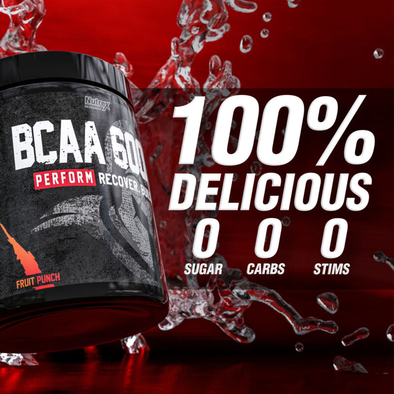 Nutrex BCAA 6000, Fruit Punch Flavour - Powder, 231g - Image 3