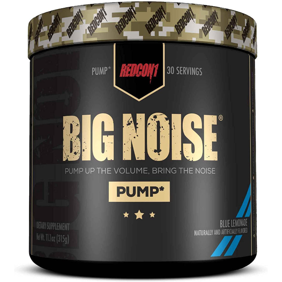 Redcon1 Big Noise Pump Formula, Non-Stimulant Pre-Workout Powder - Blue Lemonade