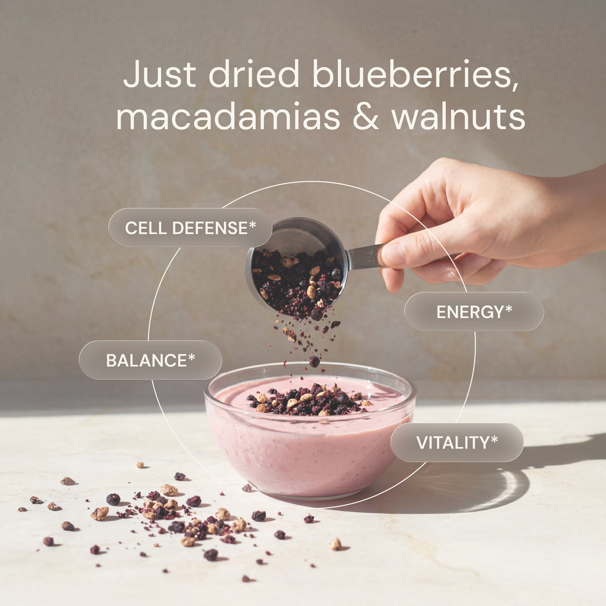 Blueprint Blueberry Nut Mix - Heart & Antioxidant Support, 30 Servings