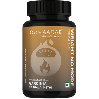 Aadar Weight No More | Natural Weight Loss Supplement Green Tea 120 Capsules