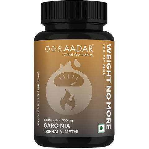 Aadar Weight No More | Natural Weight Loss Supplement  Green Tea 120 Capsules