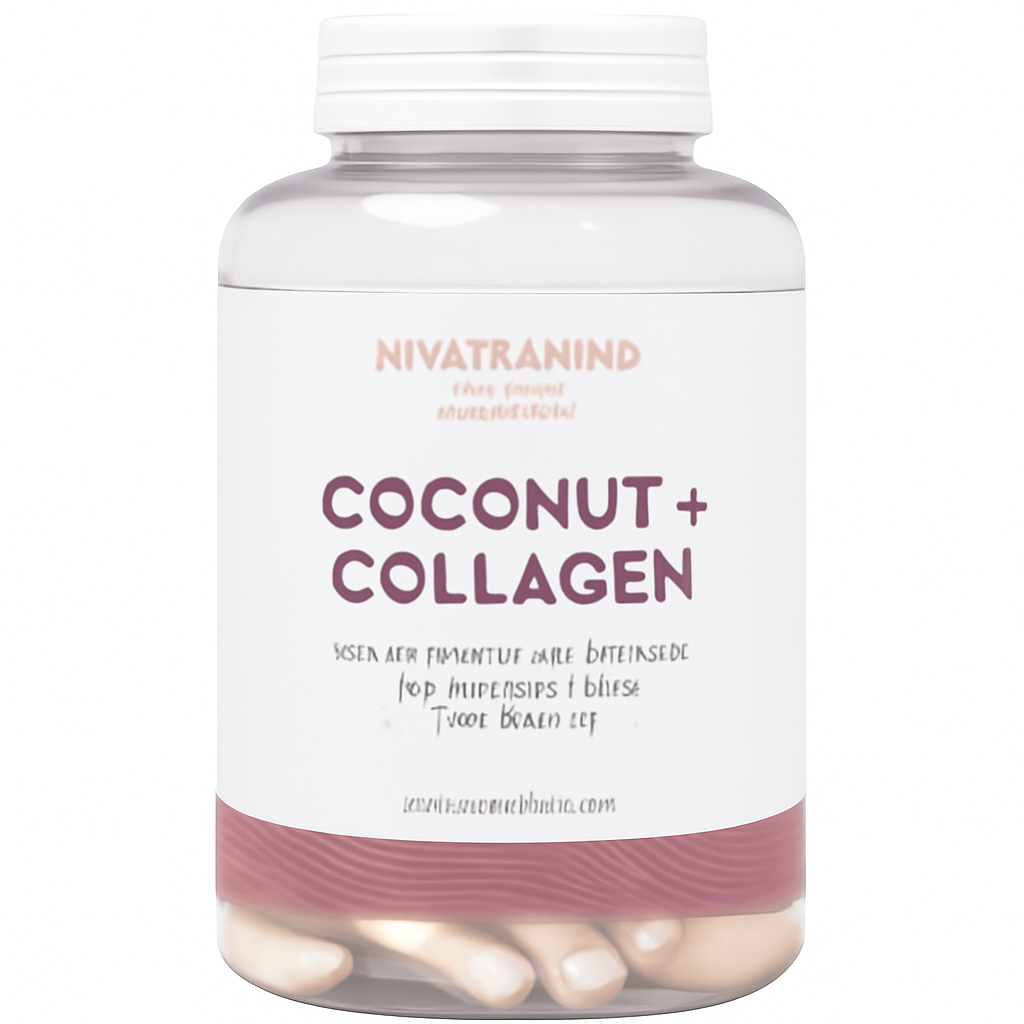 Myvitamins Coconut and Collagen V1 Unflavored 180 Capsules