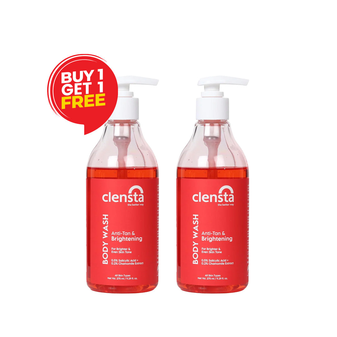 Clensta Body Wash Anti Tan 275 ml (CLP002) Buy One Get One