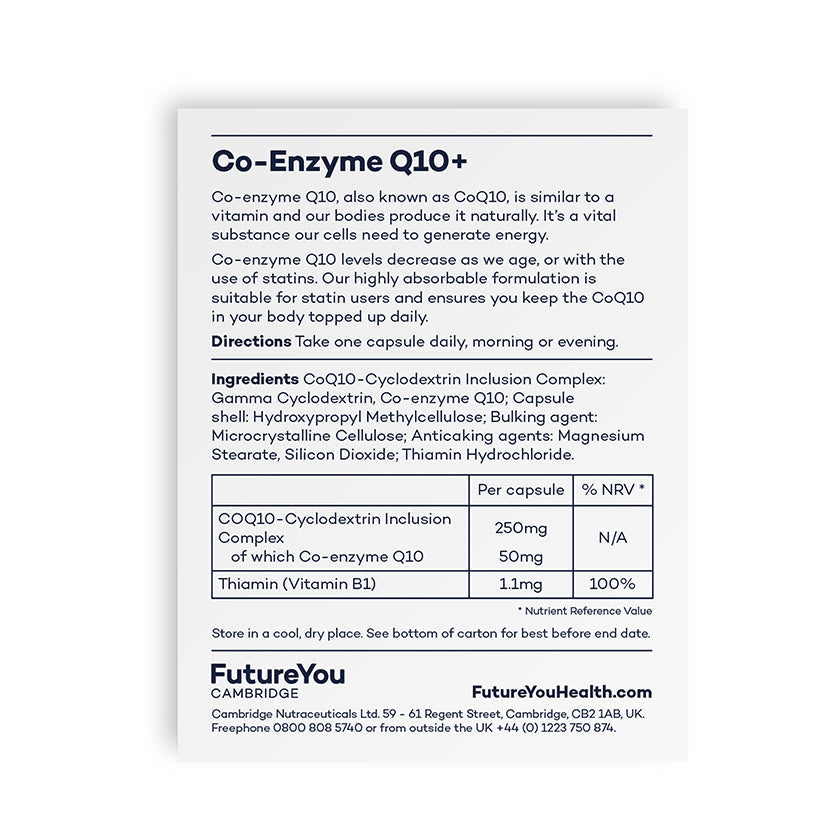Futureyou Co-Enzyme Q10+ Vitamins & Minerals Capsules - Enhanced Formula - 60 Capsules - Image 2
