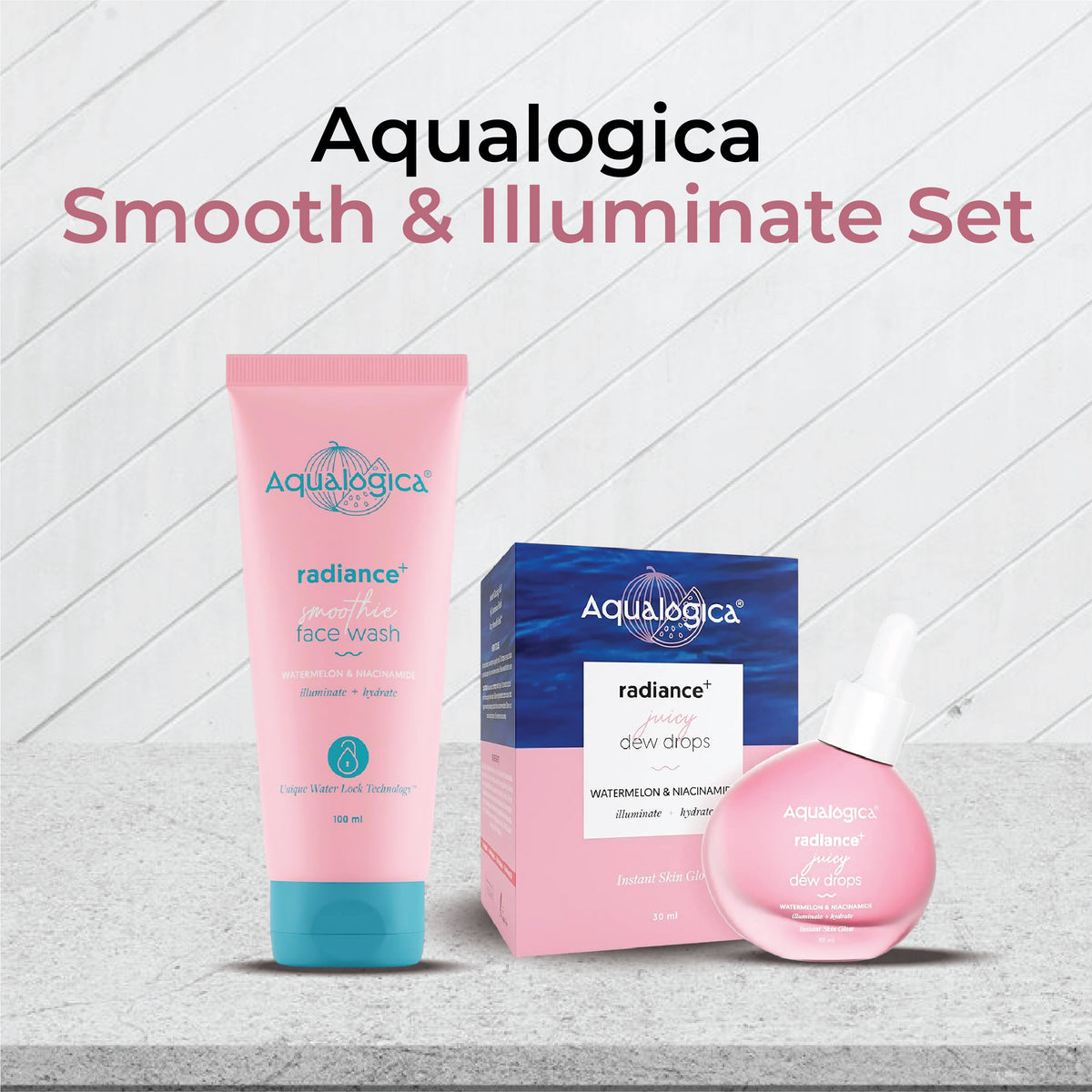 Aqualogica Smooth & Illuminate Set