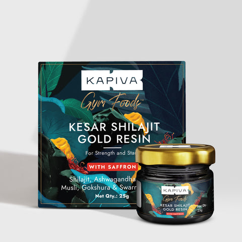 Kapiva Gym Foods Kesar Shilajit Gold Resin 25g