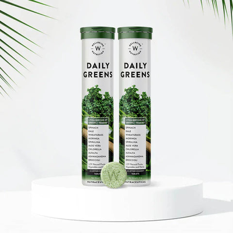 Wellbeing Nutrition Daily Greens Multivitamin Effervescent Tablets