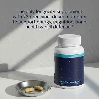 Blueprint Essential Capsules with 23 Longevity Actives - 30 Servings