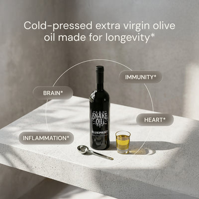 Blueprint Extra Virgin Olive Oil - Cold-Pressed, High Polyphenol - 50 Servings