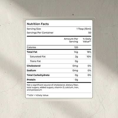 Blueprint Extra Virgin Olive Oil - Cold-Pressed, High Polyphenol - 50 Servings