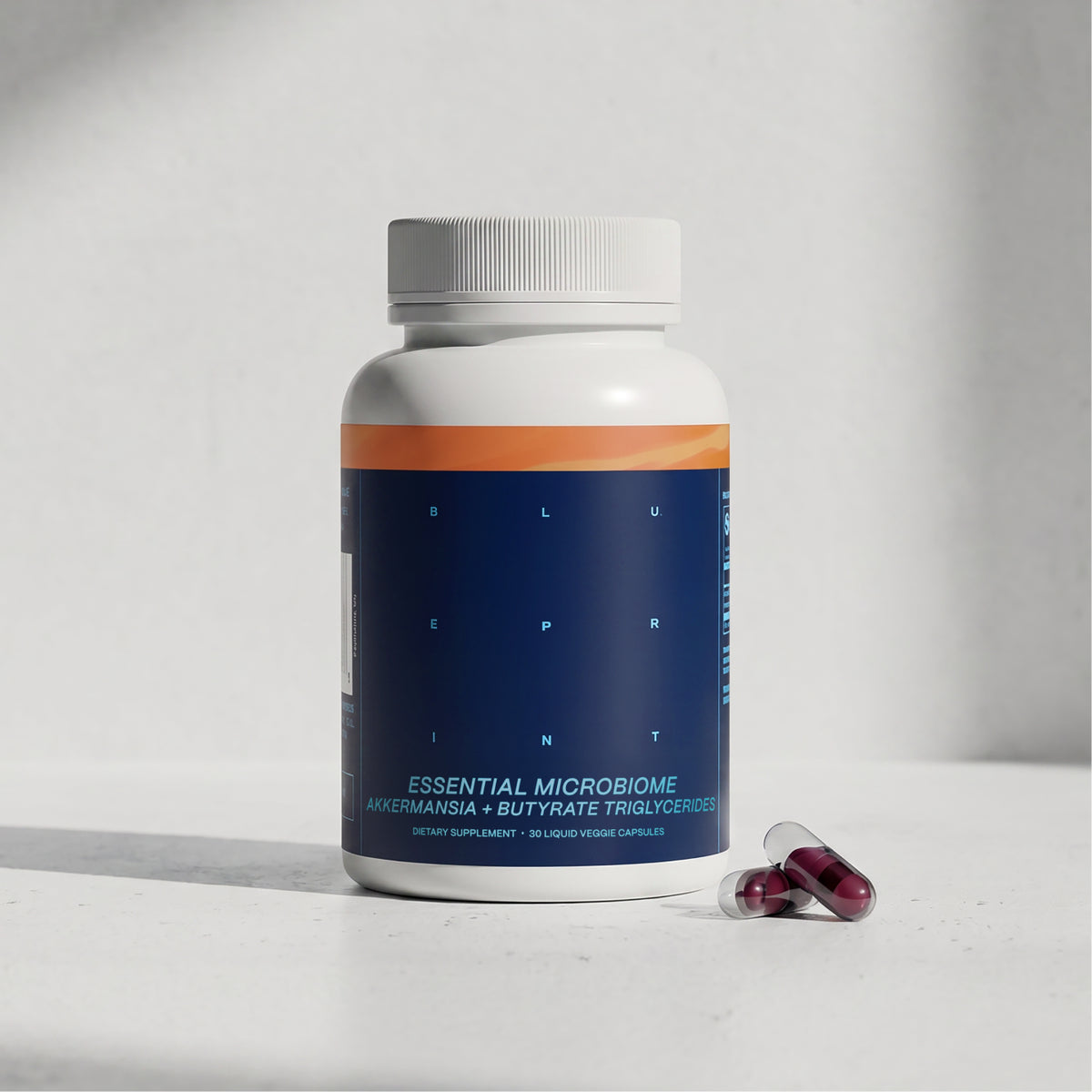 Blueprint Essential Microbiome - 2-in-1 Postbiotic Formula, 30 Capsules