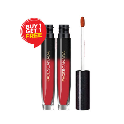 FACES CANADA Comfy Silk Liquid Lip Color-Zealous Red 10