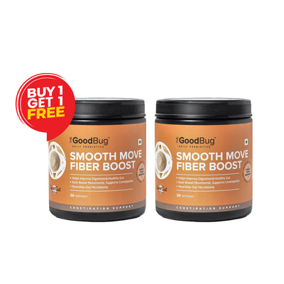 The Good Bug Smooth Move Fiber Boost 30 Servings - Powder Buy One Get One