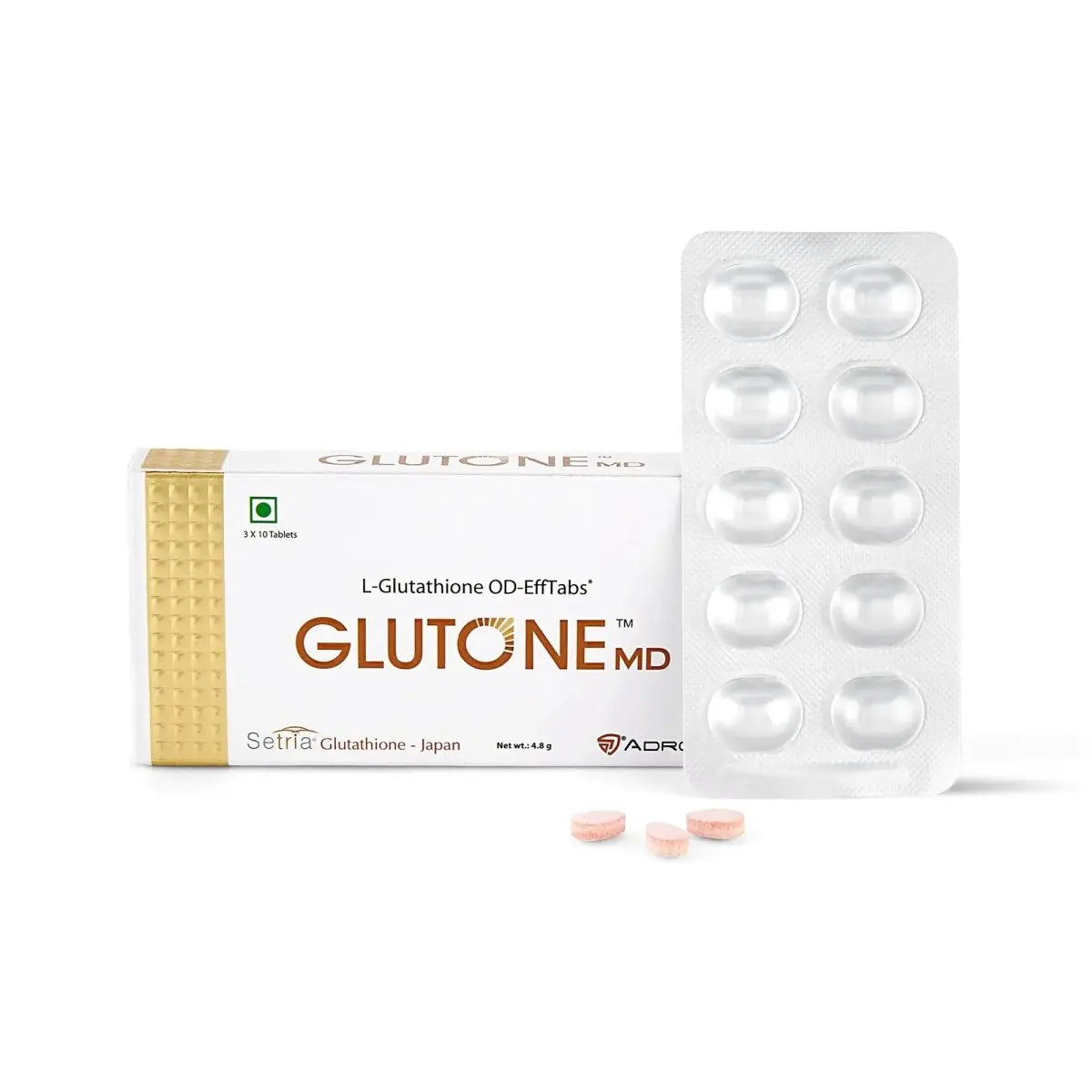 Glutone Hydra L-Glutathione OD Effervescent Tablets - 30 Count - Image 3