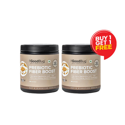 The Good Bug Prebiotic Fiber Boost Powder Improves Digestion Bloating & Gas 30 Servings Buy One Get One