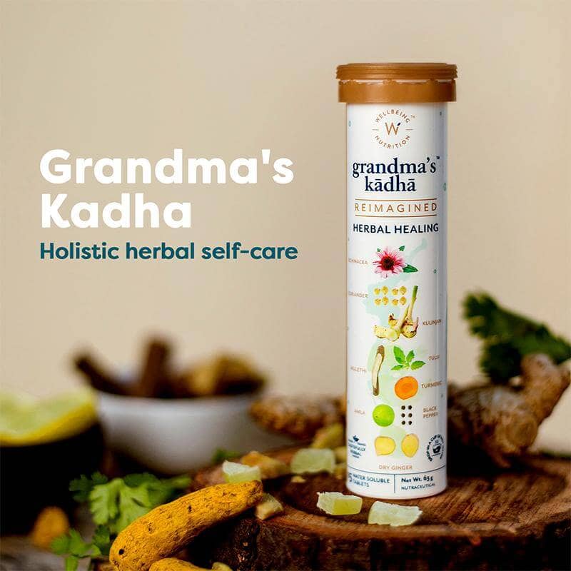 Wellbeing Nutrition Grandma's Kadha and Apple Cider Vinegar Combo Pack